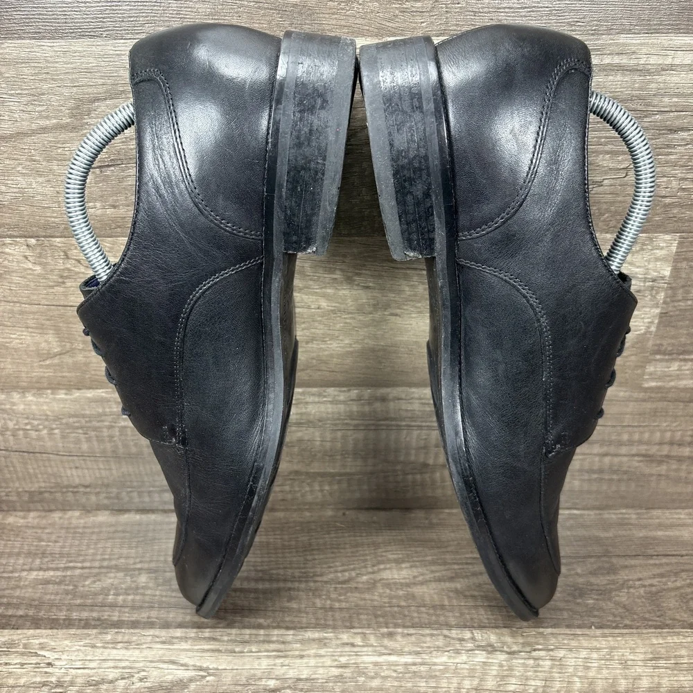 Cole Haan Lenox Hill Split Toe Leather Black Mens US Size 10.5 C11627 Shoes